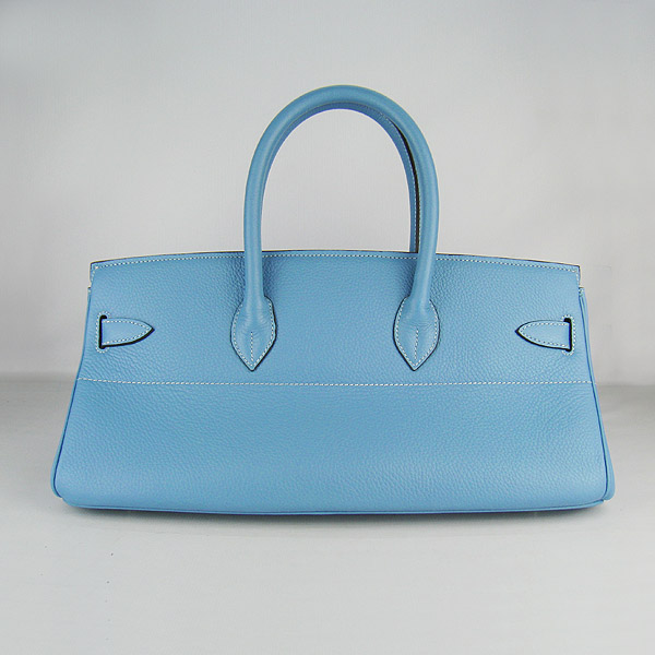 Cheap Hermes Birkin 42cm Replica Togo Leather Bag Light Blue 62642